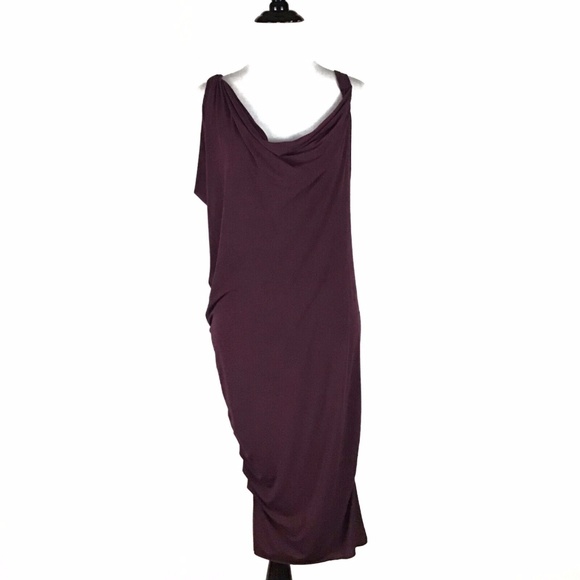 Alice + Olivia Dresses & Skirts - 🦋Alice Olivia Purple Jersey Asymmetrical Dress XS